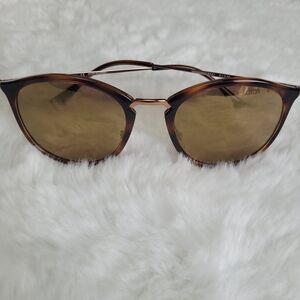 Ray-Ban Brown Tortoiseshell Frame Sunglasses with Brown Lenses